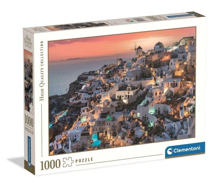 Clementoni, High Quality, Shades Of Santorini, puzzle, 1000 elementów
