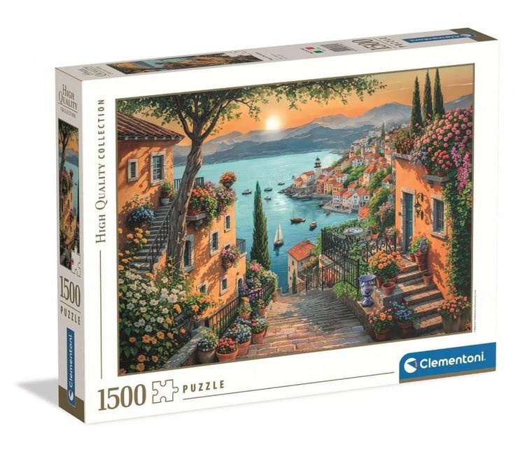 Clementoni, High Quality, Steps To The Harbor, puzzle, 1500 elementów