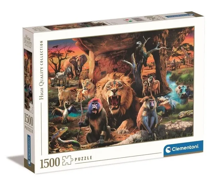 Clementoni, High Quality, The Tribal Society, puzzle, 1500 elementów