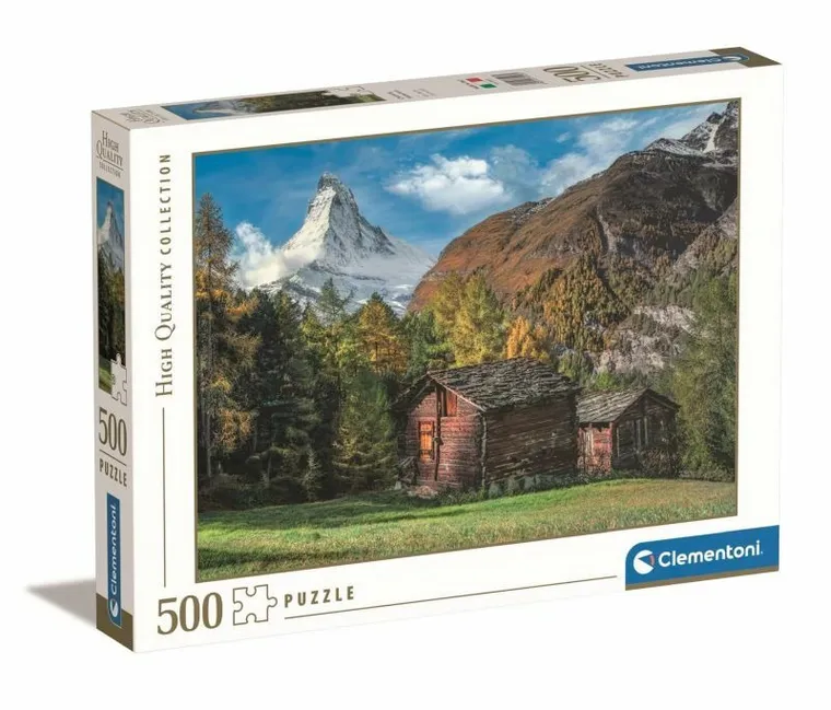 Clementoni, HQ Charming Matterhorn, puzzle, 500 elementów