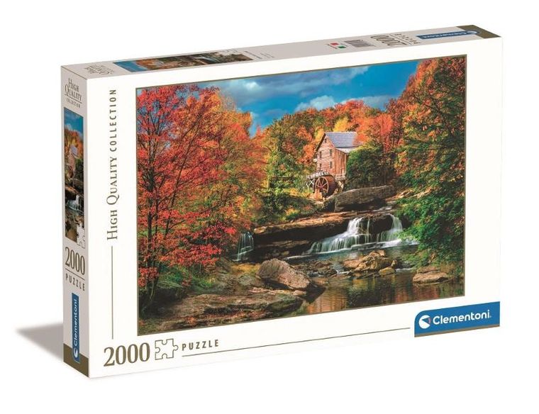 Clementoni, HQ Glade Creek Grist Mill, puzzle, 2000 elementów