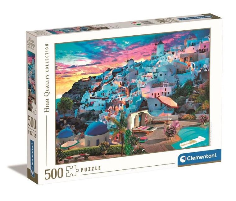 Clementoni, HQ Greece view, puzzle, 500 elementów