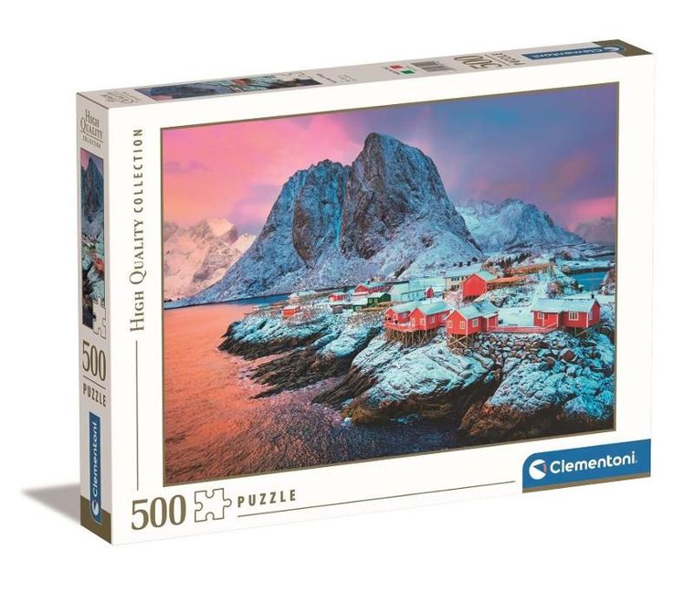 Clementoni, HQ Hamnoy Village, puzzle, 500 elementów