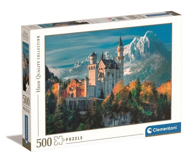 Clementoni, HQ Neuschwanstein Castle, puzzle, 500 elementów