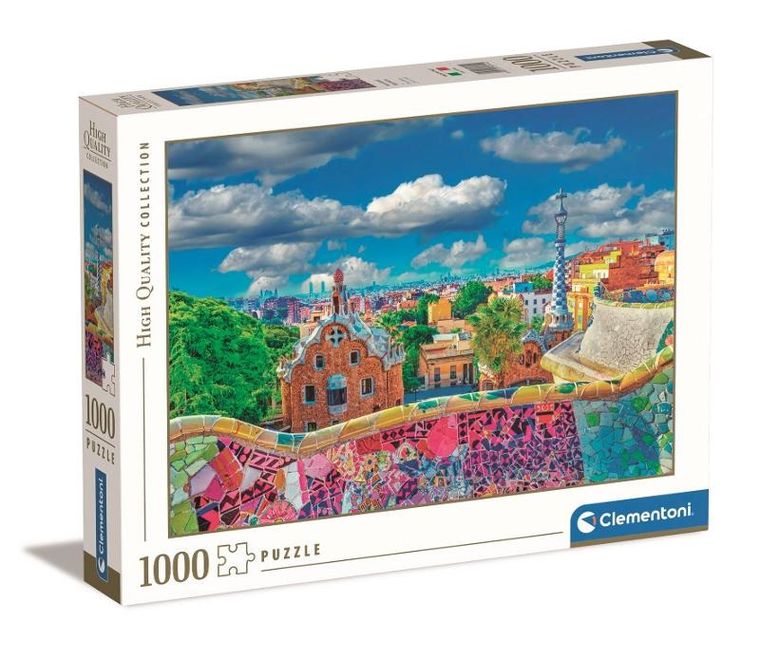 Clementoni, HQ Park Güell Barcelona, puzzle, 1000 elementów