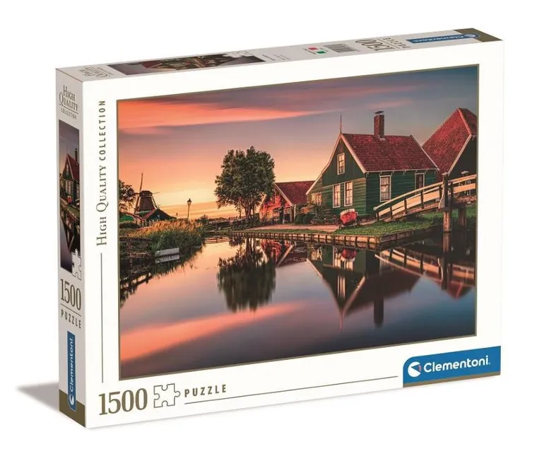 Clementoni, HQ Zaanse Schans, puzzle, 1500 elementów