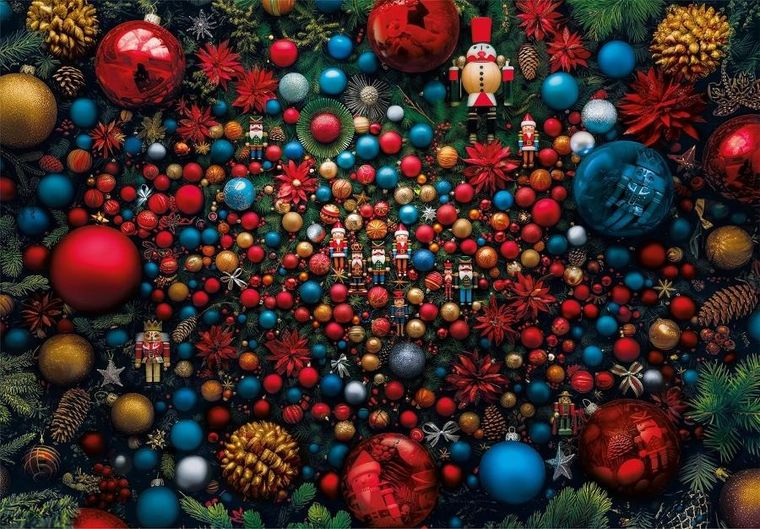 Clementoni, Impossible Christmas, puzzle, 1000 elementów