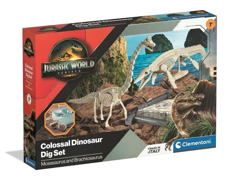 Clementoni, Jurassic World, Skamieniałości dinozaurów, zestaw edukacyjny