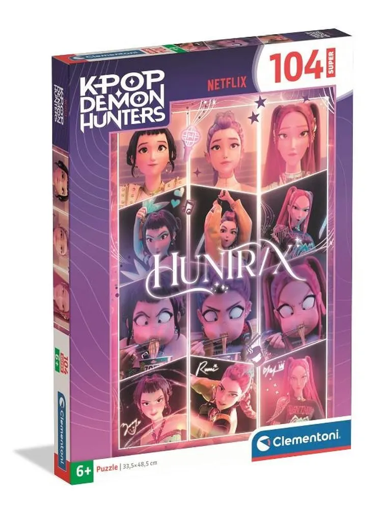Clementoni, K-pop Demon Hunters, puzzle, 104 elementy