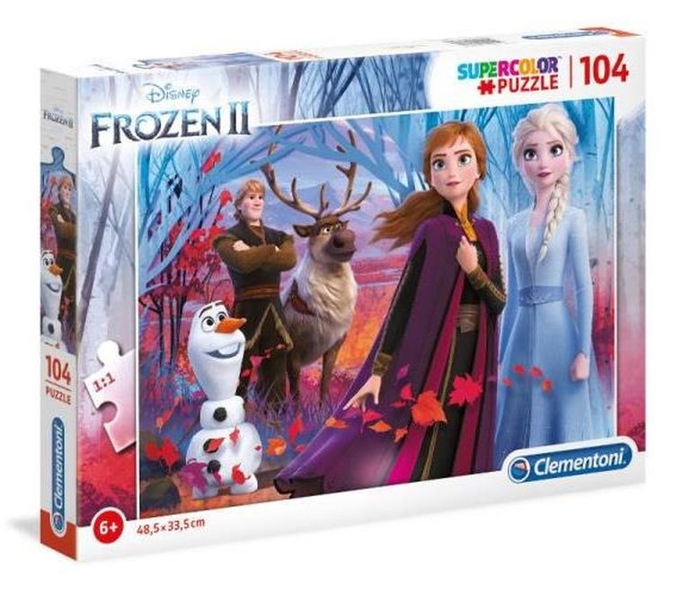 Clementoni, Kraina Lodu, puzzle, 104 elementy