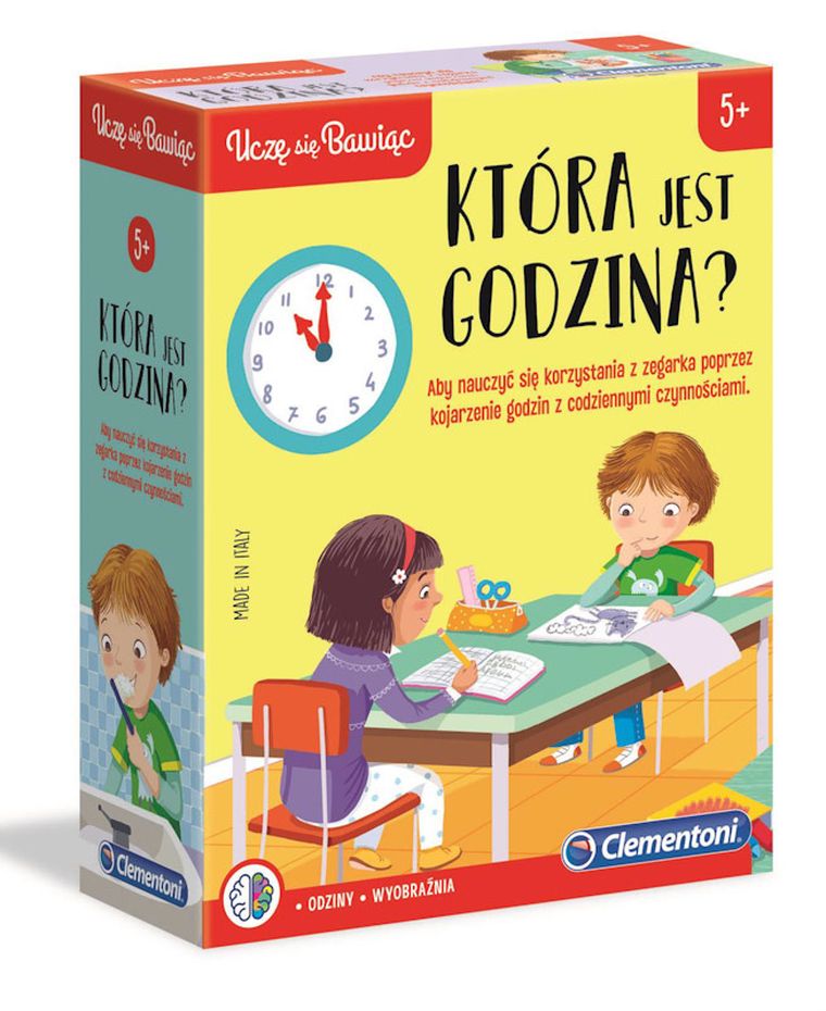 Clementoni, Która jest godzina? Zabawka edukacyjna