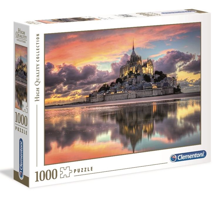 Clementoni, Le Magnifique Mont Saint-Michel, puzzle, 1000 elementów