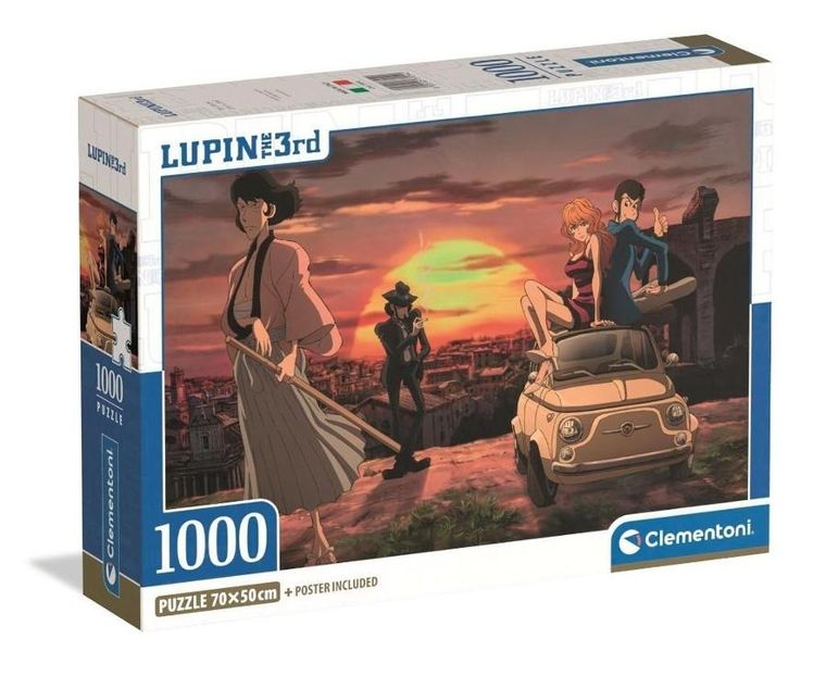 Clementoni, Lupin III, puzzle, 1000 elementów