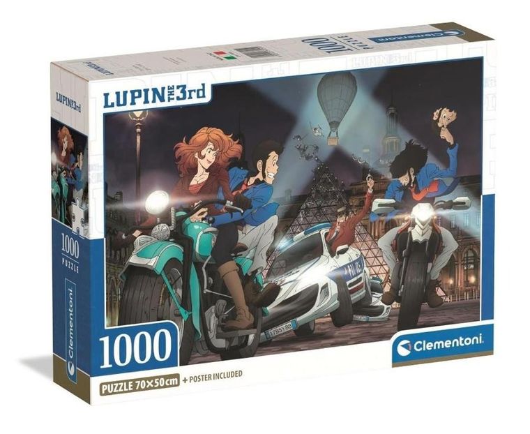Clementoni, Lupin III, puzzle, 1000 elementów