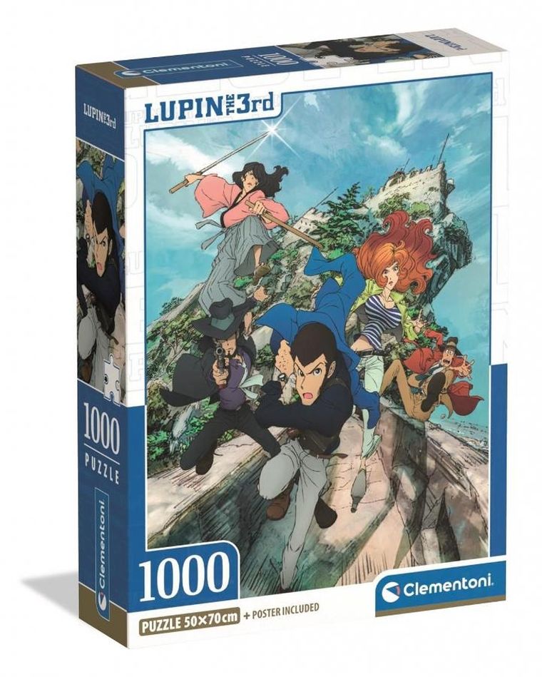 Clementoni, Lupin III, puzzle, 1000 elementów