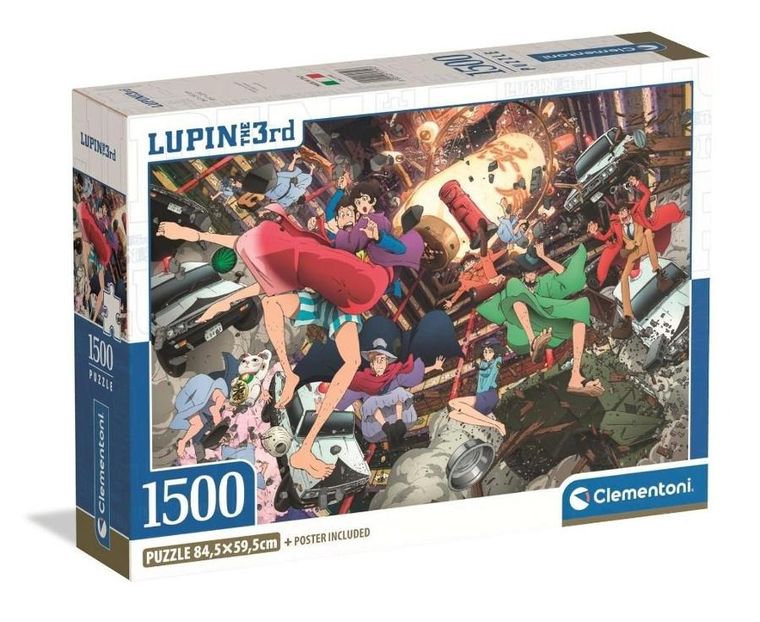 Clementoni, Lupin III, puzzle, 1500 elementów