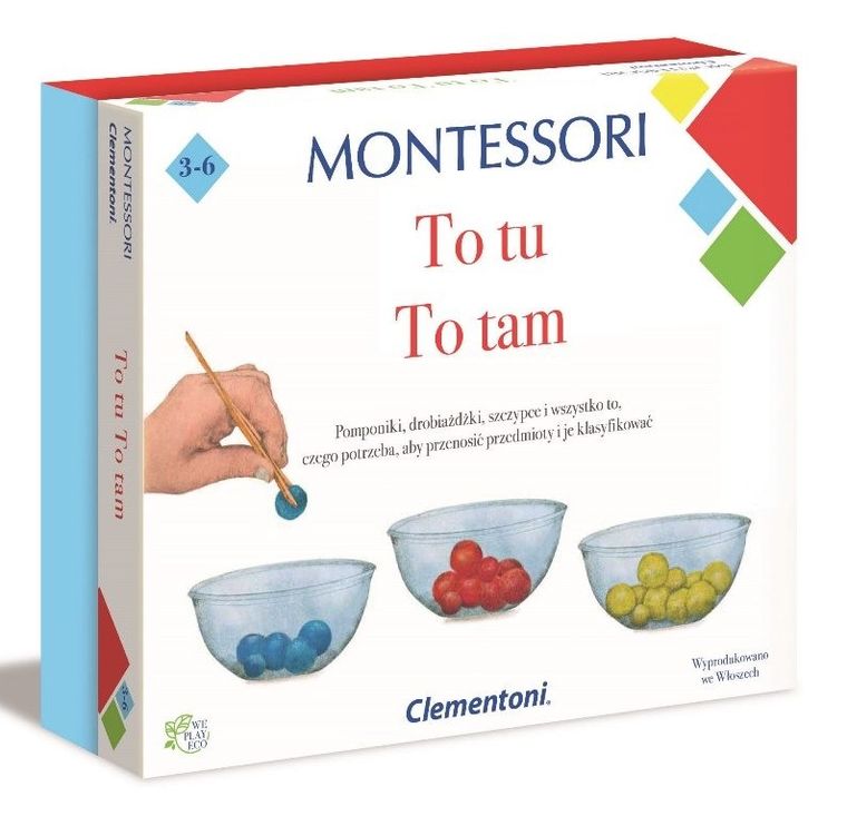 Clementoni, Montessori to tutaj, to tam, gra zręcznościowa