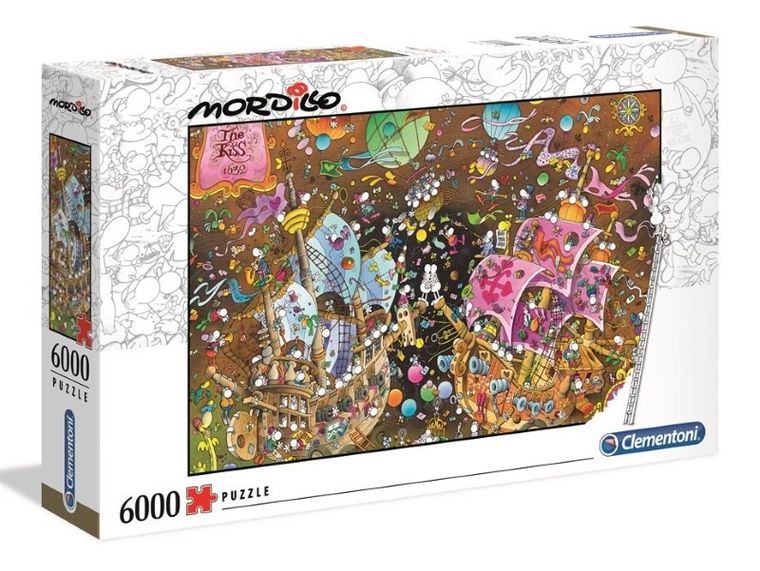 Clementoni, Mordillo the kiss, puzzle, 6000 elementów