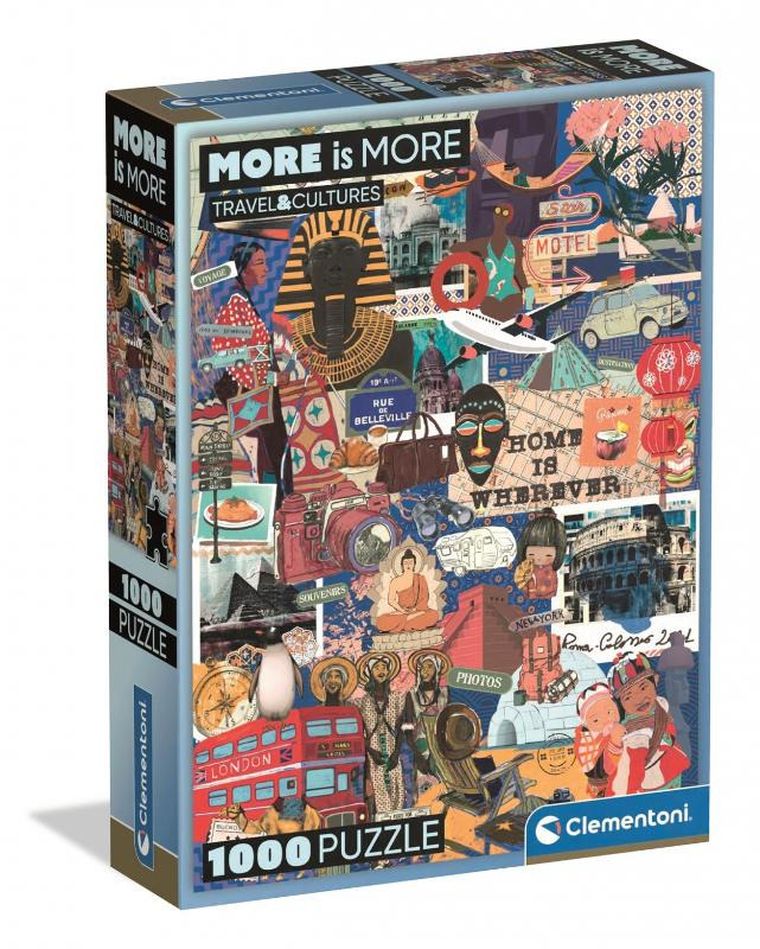 Clementoni, More is More, Travel Cultures, puzzle, 1000 elementów