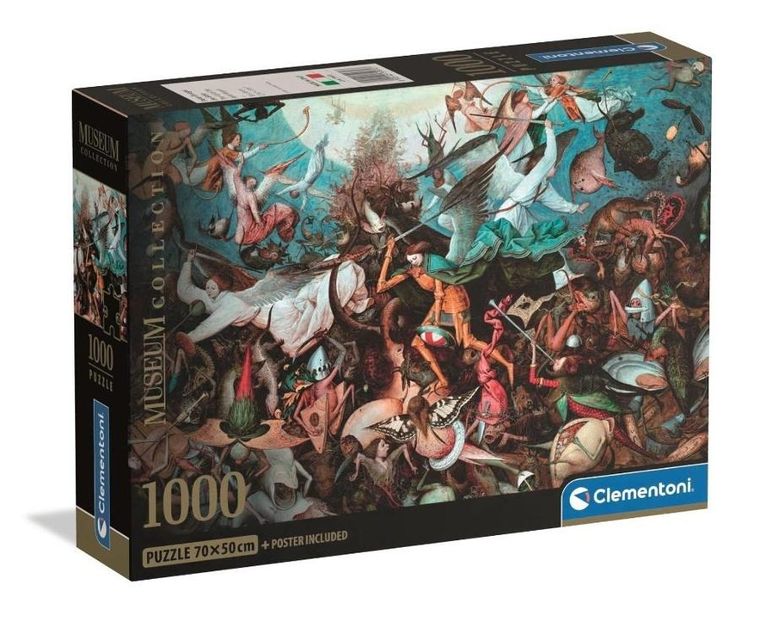 Clementoni, Museum, Bruegel, The Fall Of The Rebel, puzzle, 1000 elementów