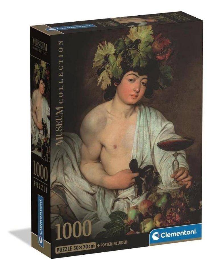Clementoni, Museum, Caravaggio, Bacchus, puzzle, 1000 elementów