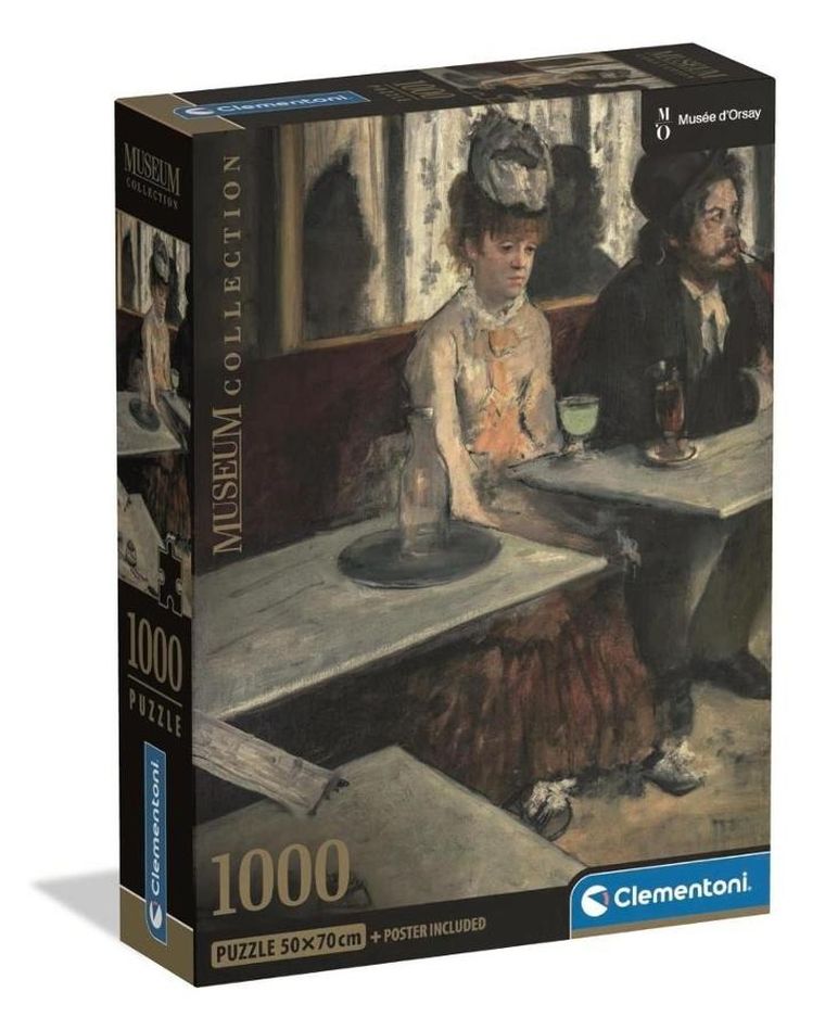 Clementoni, Museum, Degas, Dans Un Cafe, puzzle, 1000 elementów