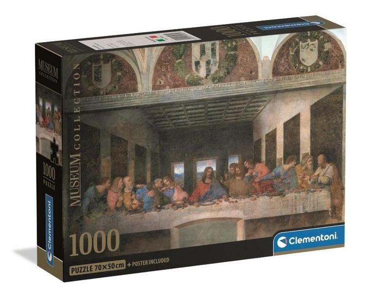 Clementoni, Museum, Leonardo, Cenacolo, puzzle, 1000 elementów