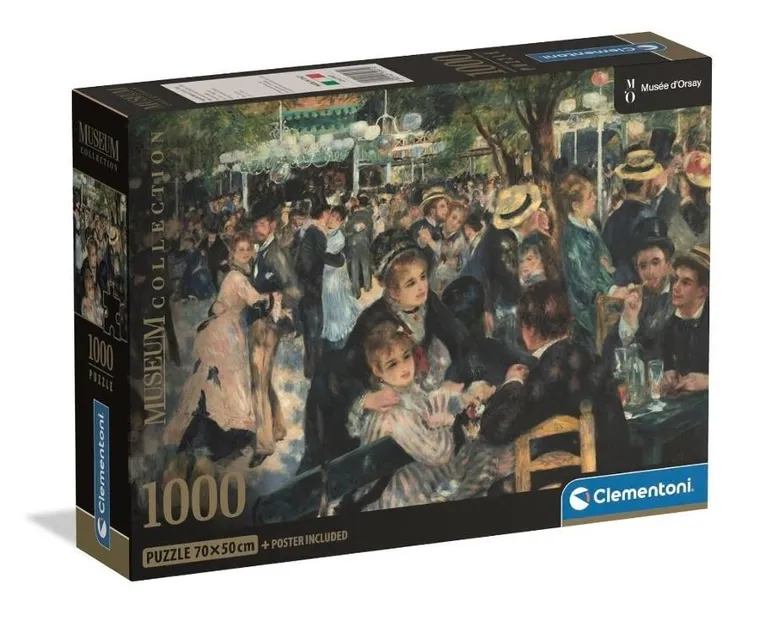 Clementoni, Museum, Renoir, Bal Du Moulin De La, puzzle, 1000 elementów