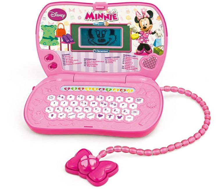 Clementoni, Myszka Minnie, Computer Kid torebka, zabawka interaktywna