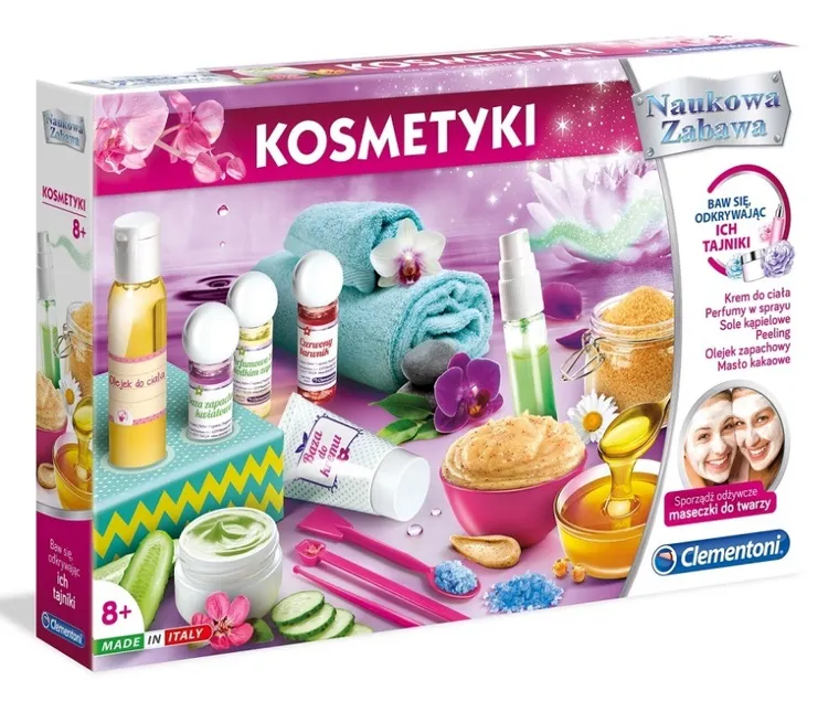 Clementoni, Naukowa Zabawa, Kosmetyki, zestaw edukacyjny