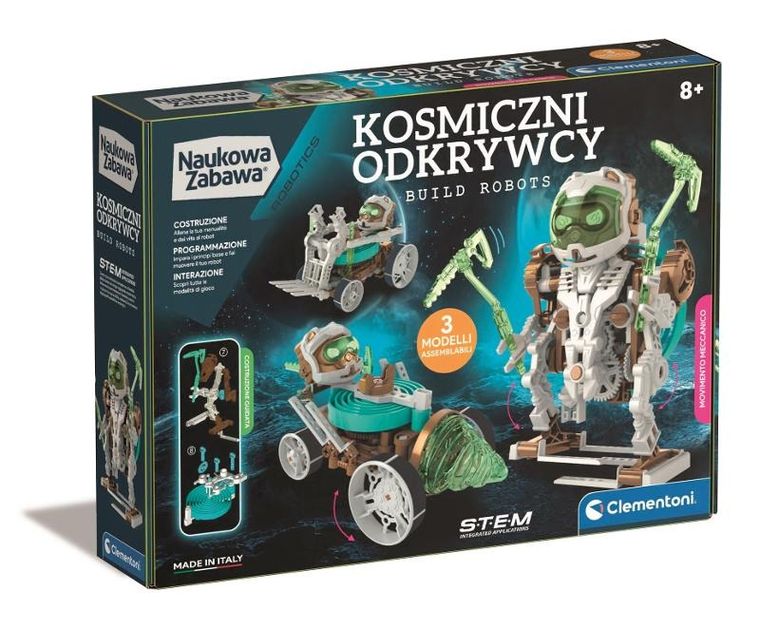 Clementoni, Naukowa Zabawa, Kosmiczni odkrywcy, zestaw konstrukcyjny