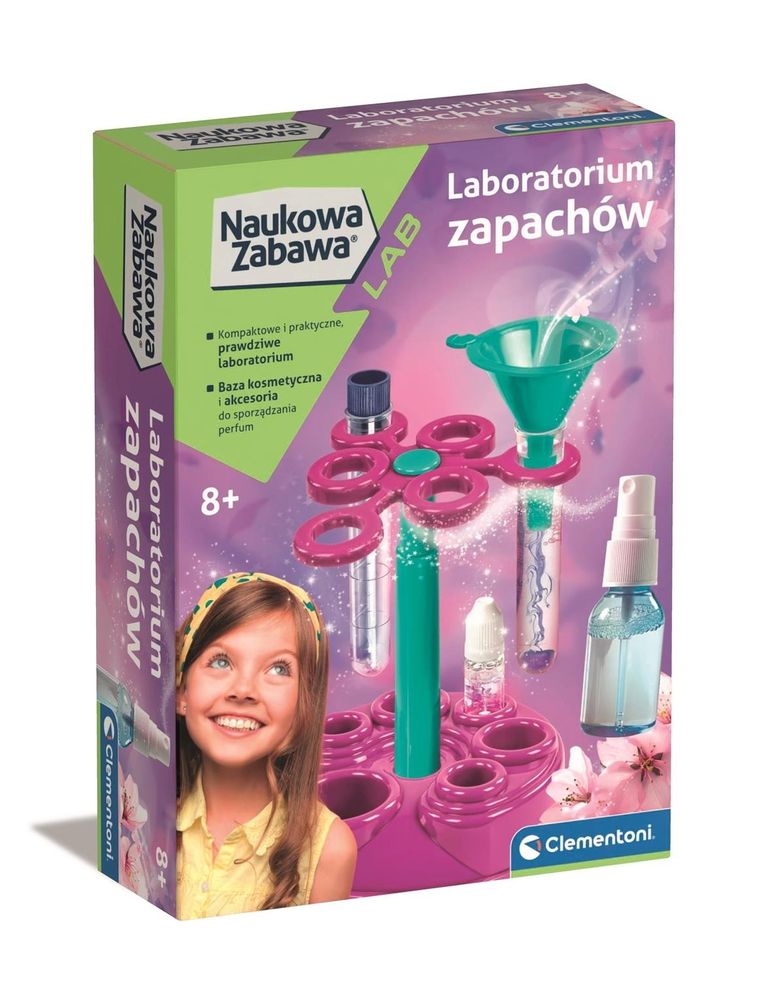 Clementoni, Naukowa Zabawa, Laboratorium zapachów, zestaw kreatywny
