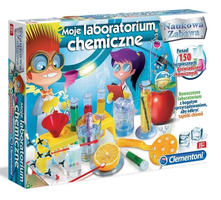 Clementoni, Naukowa Zabawa, Moje laboratorium chemiczne, zestaw naukowy