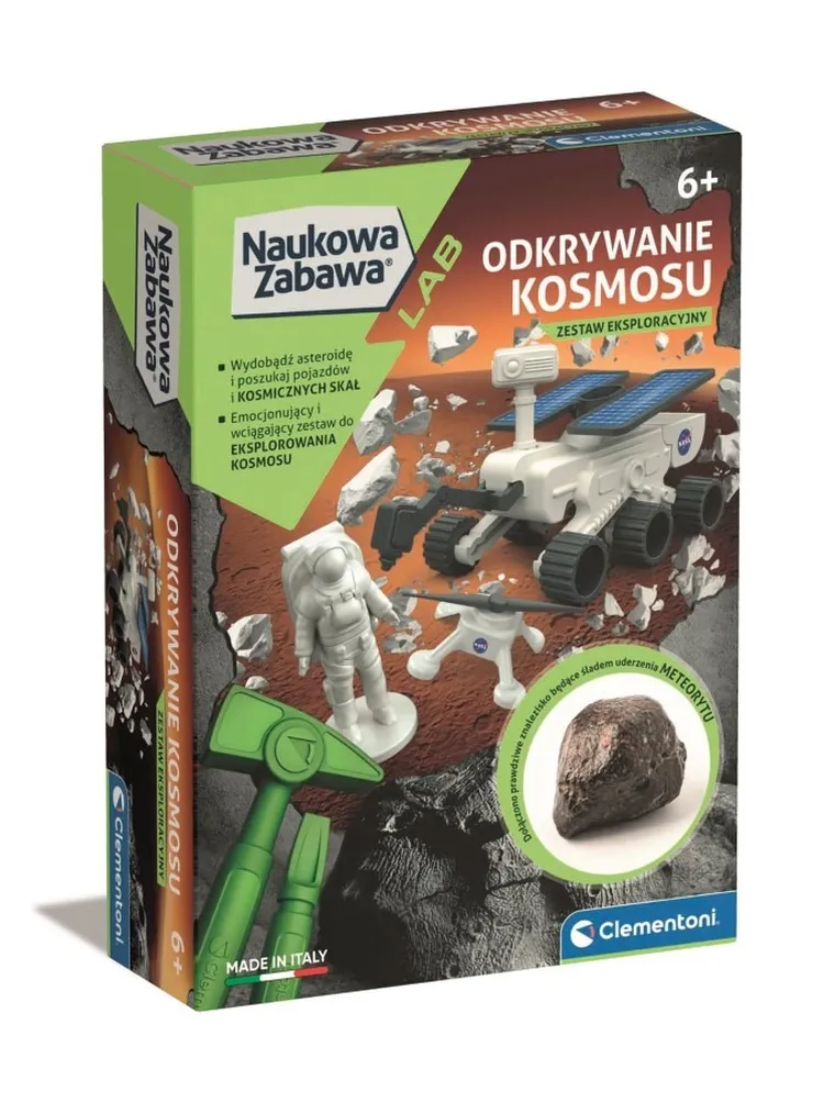 Clementoni, Naukowa Zabawa, Odkrywanie kosmosu, zestaw edukacyjny