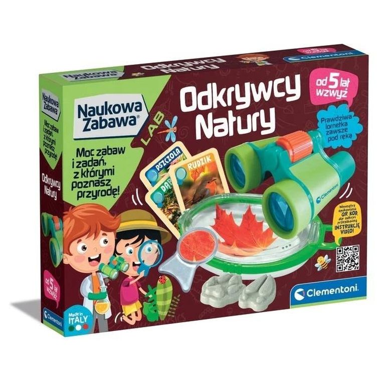 Clementoni, Naukowa Zabawa, Odkrywcy natury, zestaw edukacyjny