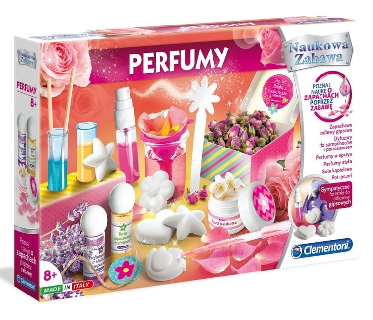Clementoni, Naukowa Zabawa, Perfumy, zestaw edukacyjny