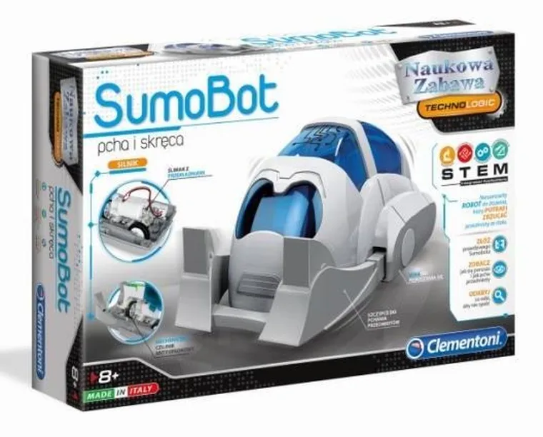 Clementoni, Naukowa Zabawa, Sumobot, zestaw konstrukcyjny