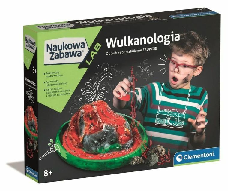 Clementoni, Naukowa Zabawa, Wulkanologia, zestaw naukowy