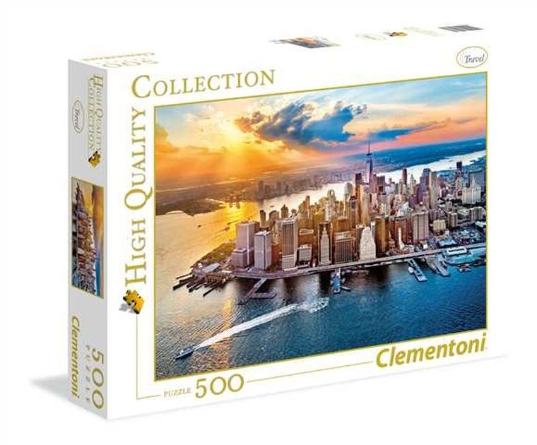 Clementoni, New York, puzzle, 500 elementów