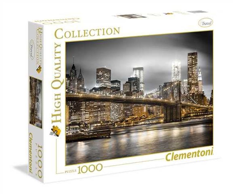 Clementoni, New York skyline, puzzle, 1000 elementów