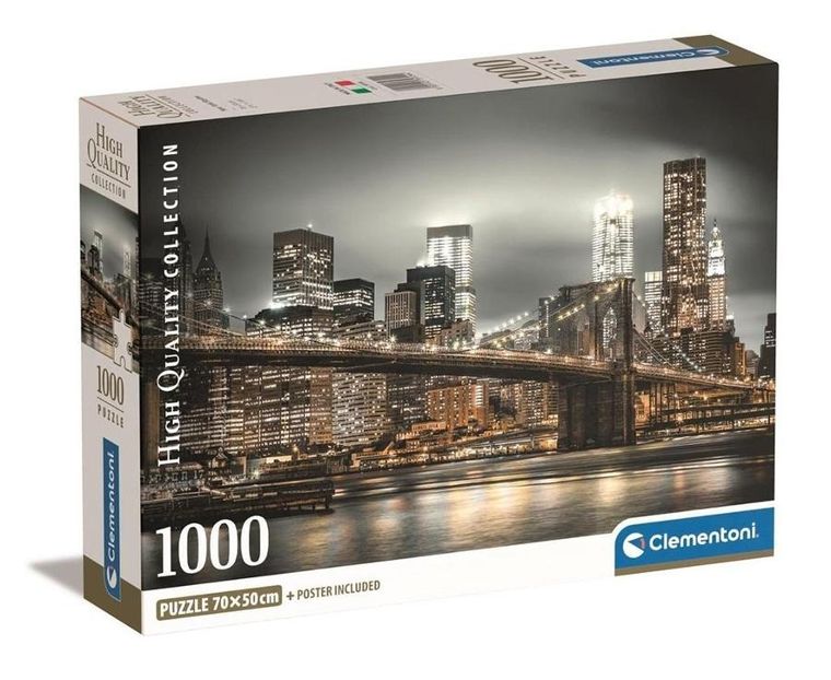 Clementoni, New York Skyline, puzzle, 1000 elementów
