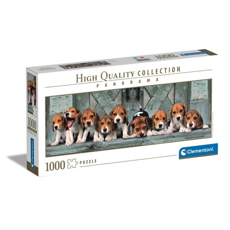 Clementoni, Panorama, Beagles, puzzle, 1000 elementów