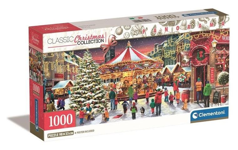 Clementoni, Panorama, Classic Christmas Collection, puzzle, 1000 elementów