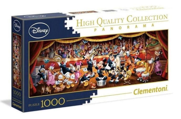 Clementoni, Panorama, Disney, puzzle, 1000 elementów