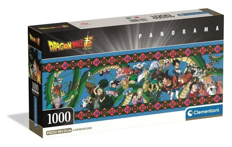 Clementoni, Panorama, Dragon Ball, puzzle, 1000 elementów