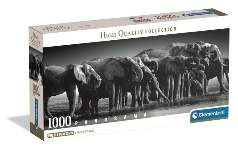 Clementoni, Panorama, Herd Of Giants, puzzle, 1000 elementów