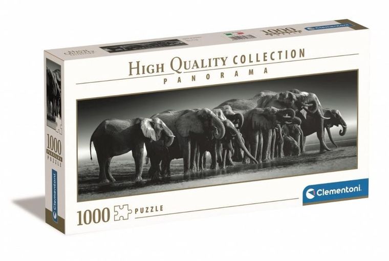 Clementoni, Panorama, High Quality, Herd of Giants, puzzle, 1000 elementów