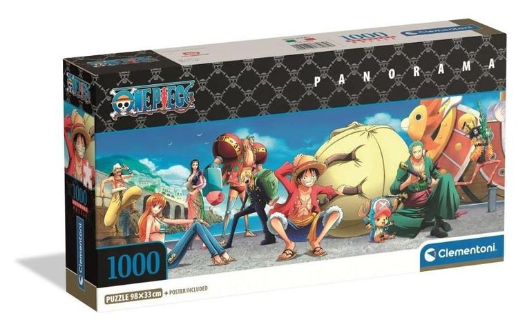 Clementoni, Panorama, One Piece, puzzle, 1000 elementów