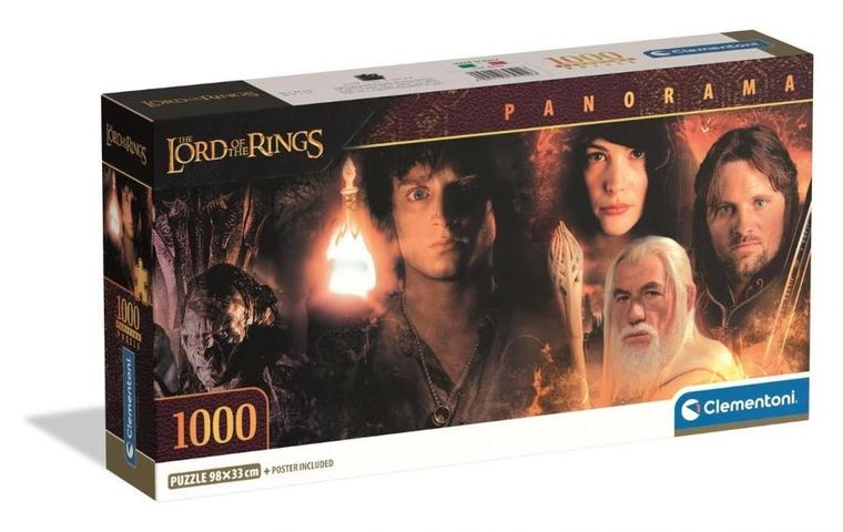 Clementoni, Panorama, The Lord of the Rings, puzzle, 1000 elementów