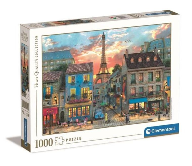 Clementoni, Paryska ulica, puzzle, 1000 elementów